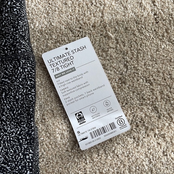 NWT Athleta 7/8 Stash Leggings - Picture 2 of 4